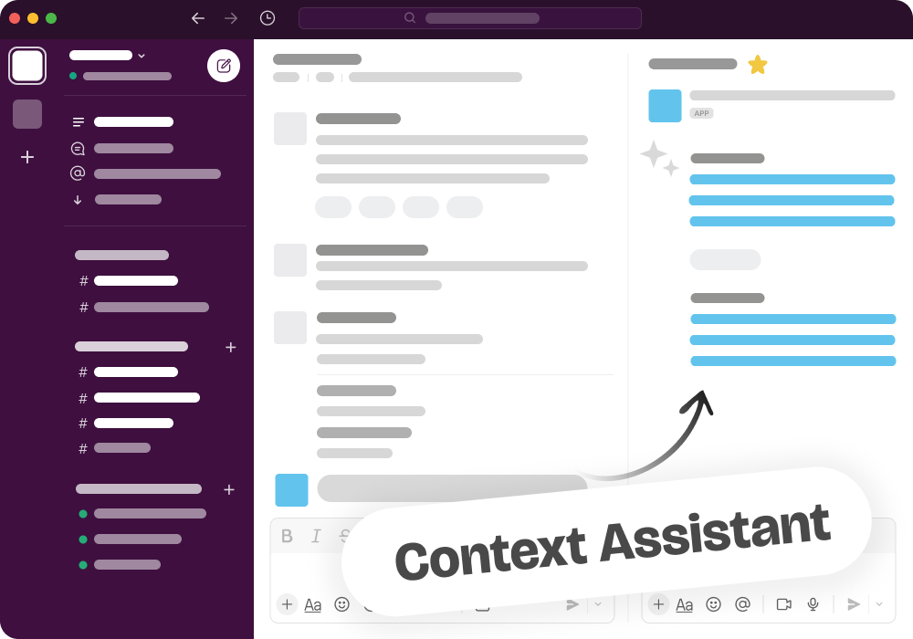 Reduces context-switching